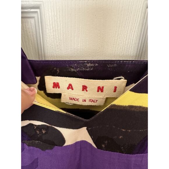 Authentic Women's Marni Cotton Floral Dress Size Eur 38 (size Medium) - Picture 6 of 10